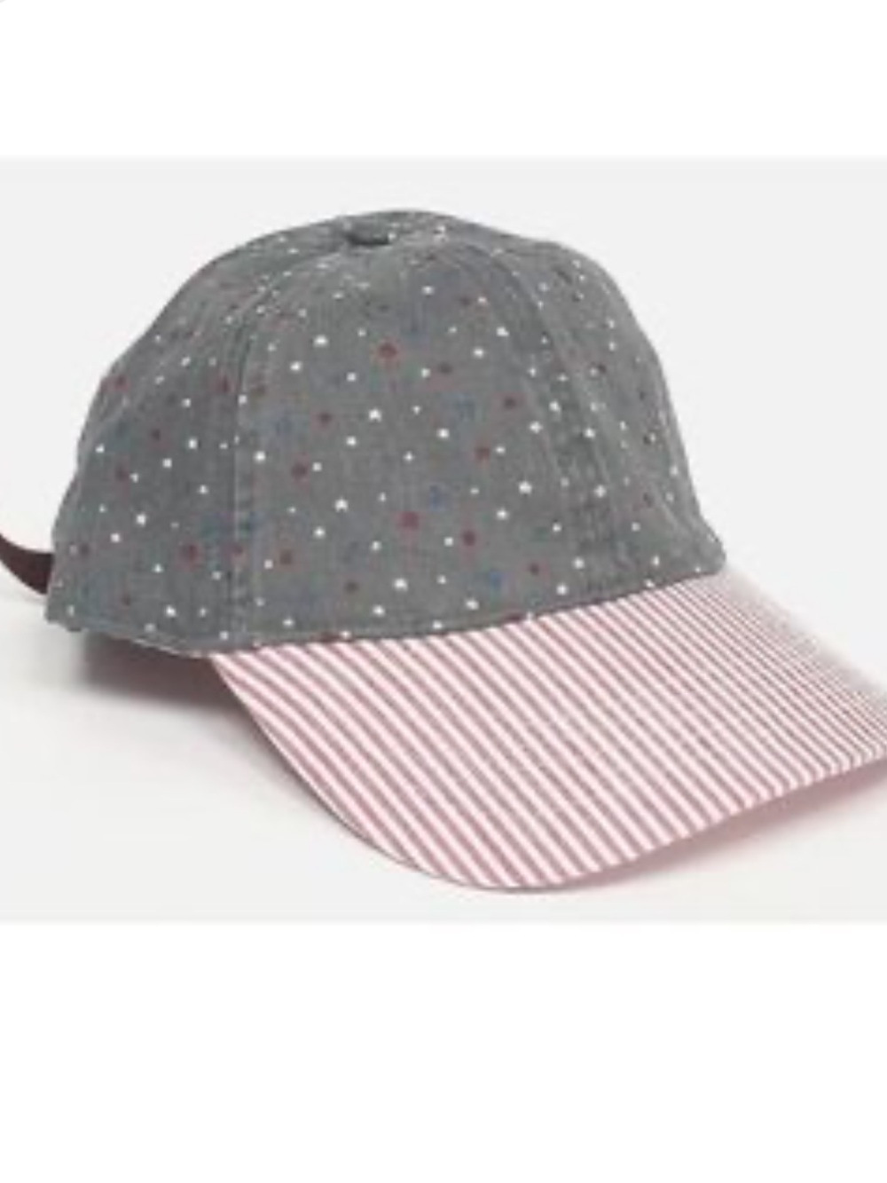 🆕 INFINITY Red and White Stars Ladies Baseball Cap